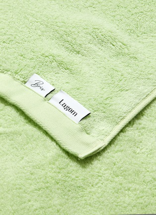 细节 –点击放大 - LAGOM - BRIS纯棉浴巾 — 薄荷绿色