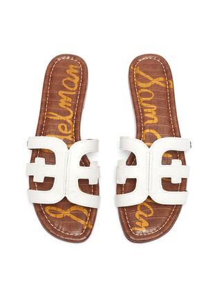 细节 - 点击放大 - SAM EDELMAN - Bay' leather slide sandals