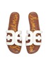 细节 - 点击放大 - SAM EDELMAN - Bay' leather slide sandals