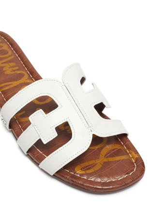 细节 - 点击放大 - SAM EDELMAN - Bay' leather slide sandals