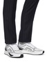 模特儿示范图 - 点击放大 - ERMENEGILDO ZEGNA - 'Piuma' Contrast Heel Counter Lace Up Sneakers