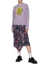 模特儿示范图 - 点击放大 - MERYLL ROGGE - 混羊毛花朵图案麻花针织毛衣