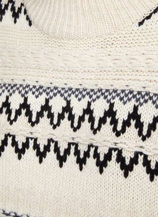 WILLOW几何图案羊毛针织衫展示图