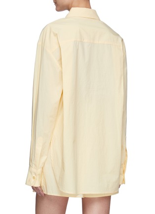 背面 - 点击放大 - THE FRANKIE SHOP - LUI褶间衣袖有机纯棉衬衫
