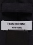 细节 - 点击放大 - THOM BROWNE - 四重条纹羊毛领带