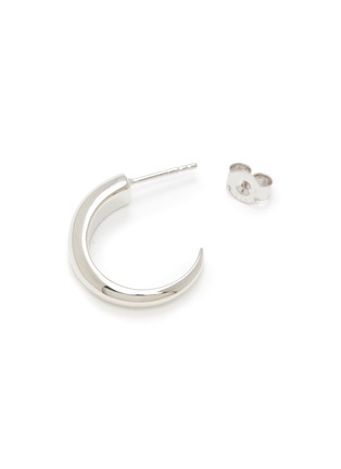 细节 - 点击放大 - MISSOMA - 中号尖爪造型环状纯银耳环