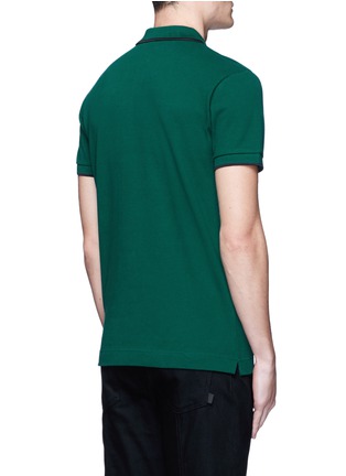 背面 - 点击放大 - MC Q - 拼色品牌标志纯棉POLO衫