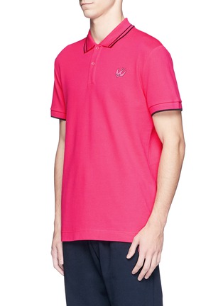 正面 -点击放大 - MC Q - 燕子刺绣徽章装饰纯棉polo衫