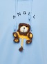 细节 - 点击放大 - ANGEL CHEN - 手工编织狮子装饰OVERSIZED连帽卫衣