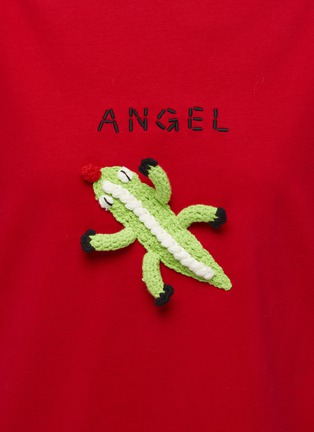  - ANGEL CHEN - 立体编织蜥蜴logo刺绣T恤