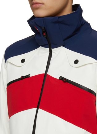 细节 - 点击放大 - PERFECT MOMENT - NISEKO拼接收腰连帽滑雪夹克