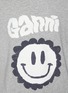  - GANNI - 笑脸花朵图案有机棉短袖T恤