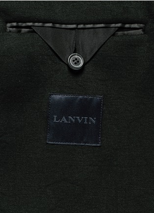  - LANVIN - Notch lapel neoprene blazer