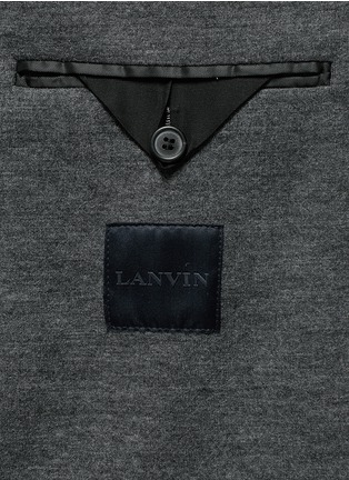 细节 - 点击放大 - LANVIN - 混羊毛西服外套