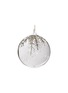 首图 –点击放大 - SHISHI - Glitter Fern Glass Ball Ornament – Clear