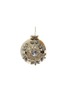 首图 –点击放大 - SHISHI - Snowflake Crystal Embellished Glass Ball Ornament – Gold