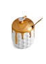首图 –点击放大 - L'OBJET - BEEHIVE镀金陶瓷蜂蜜罐和勺子