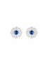 首图 - 点击放大 - CENTAURI LUCY - Tamara蓝宝石及钻石18k白金耳环