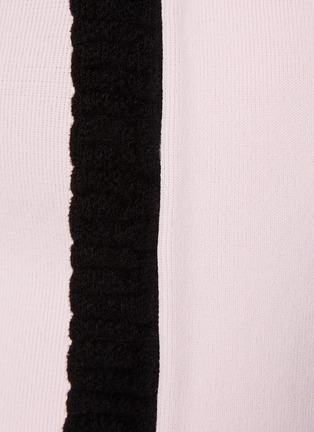  - T BY ALEXANDER WANG - LOGO 提花拼色围边短款开衫