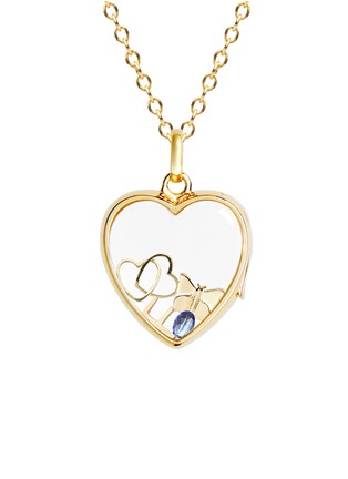 模特儿示范图 - 点击放大 - LOQUET LONDON - 生辰石－9月蓝宝石