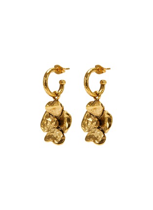 首图 - 点击放大 - GOOSSENS - Talisman罂粟花造型24K镀金黄铜单只耳环