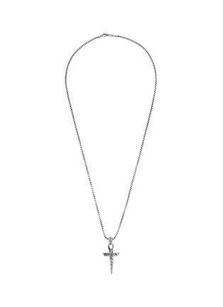首图 - 点击放大 - JOHN HARDY - CLASSIN CHAIN KERIS DAGGER 男士十字架吊坠纯银项链