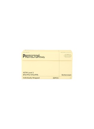 细节 –点击放大 - PROTECTOR DAILY - Small Protective Face Mask Pack Of 30 – Buttercream