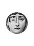 FORNASETTI TEMA E VARIAZIONI 陶瓷装饰瓷盘 N. 116 — 黑色和白色