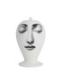 细节 –点击放大 - FORNASETTI - TEMA E VARIAZIONI 陶瓷花瓶 N. 375 — 黑色白色和金色
