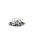 首图 –点击放大 - FORNASETTI - HIGH FIDELITY波点猫咪图案陶瓷茶杯及杯碟套装