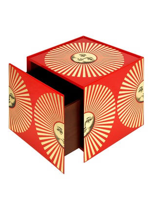 首图 –点击放大 - FORNASETTI - 方形抽屉 — 金色和红色
