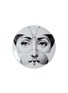 首图 –点击放大 - FORNASETTI - TEMA E VARIAZIONI 装饰瓷盘 N. 96 — 黑色和白色