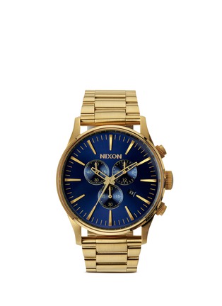 细节 - 点击放大 - NIXON ACCESSORIES - The Sentry Chrono不锈钢腕表
