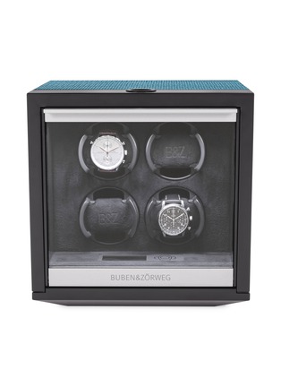 首图 –点击放大 - BUBEN&ZÖRWEG - NEO 4 手表自动上链盒 — 蓝色和黑色