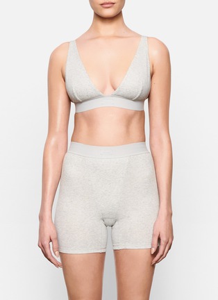 细节 - 点击放大 - SKIMS - COTTON RIB 罗纹平角内裤