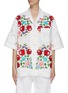 首图 - 点击放大 - MARINE SERRE - 中性款花卉刺绣镂空设计短袖衬衫