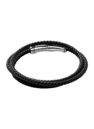 细节 - 点击放大 - JOHN HARDY - Bamboo Sterliing Silver Leather Triple Wrap Bracelet — Size UL