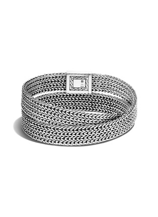 细节 - 点击放大 - JOHN HARDY - Classic Chain' Silver Double Wrap Bracelet
