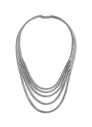 首图 - 点击放大 - JOHN HARDY - Classic Chain' Silver Multi-row Necklace