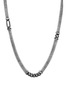 细节 - 点击放大 - JOHN HARDY - Classic Chain' Sterling Silver Flat Chain Station Necklace