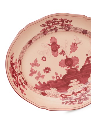 细节 –点击放大 - GINORI 1735 - ORIENTE ITALIANO花卉图案椭圆形陶瓷平盘
