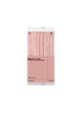 细节 –点击放大 - PROTECTOR DAILY - Small Protective Face Mask Pack Of 30 – Mauve