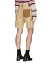 背面 - 点击放大 - ISABEL MARANT ÉTOILE - KALERNA 拼色设计棉混亚麻短裤
