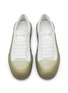 细节 - 点击放大 - ALEXANDER MCQUEEN - DECK PLIMSOLL 拼色设计帆布运动鞋