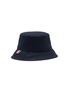 模特儿示范图 - 点击放大 - THOM BROWNE - 四重条纹纯棉渔夫帽