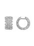 首图 - 点击放大 - ROBERTO COIN - ROMAN BAROCCO钻石红宝石点缀18K白金粗环耳环