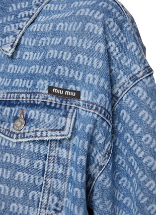  - MIU MIU - LOGO 短款牛仔夹克