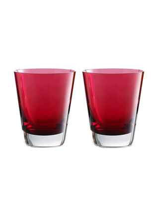 首图 –点击放大 - BACCARAT - MOSAIQUE 玻璃杯两件套 — 红色