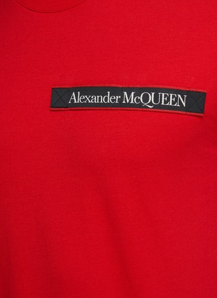  - ALEXANDER MCQUEEN - LOGO 拼贴纯棉 T 恤