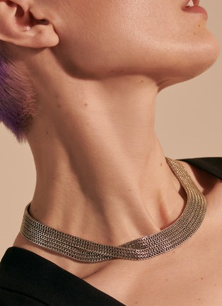 细节 - 点击放大 - JOHN HARDY - Classic Chain Reticulated Sterling Silver Necklace — Size 18